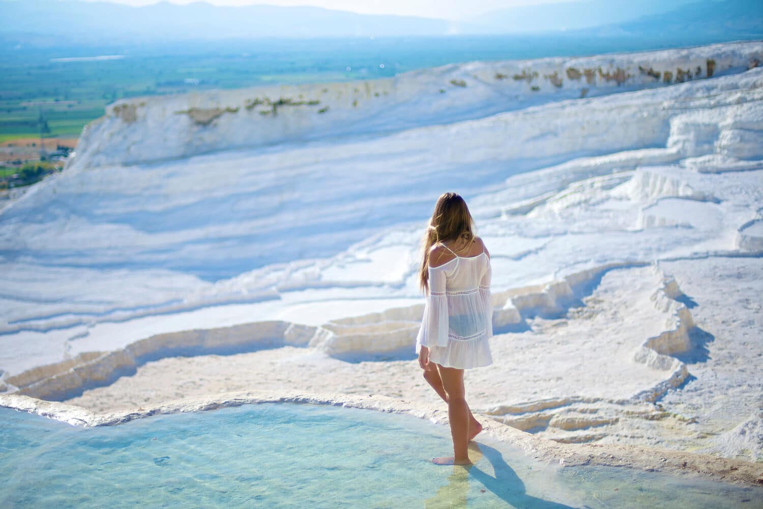 Tour Photos Walking on Pamukkale Travertine Pools