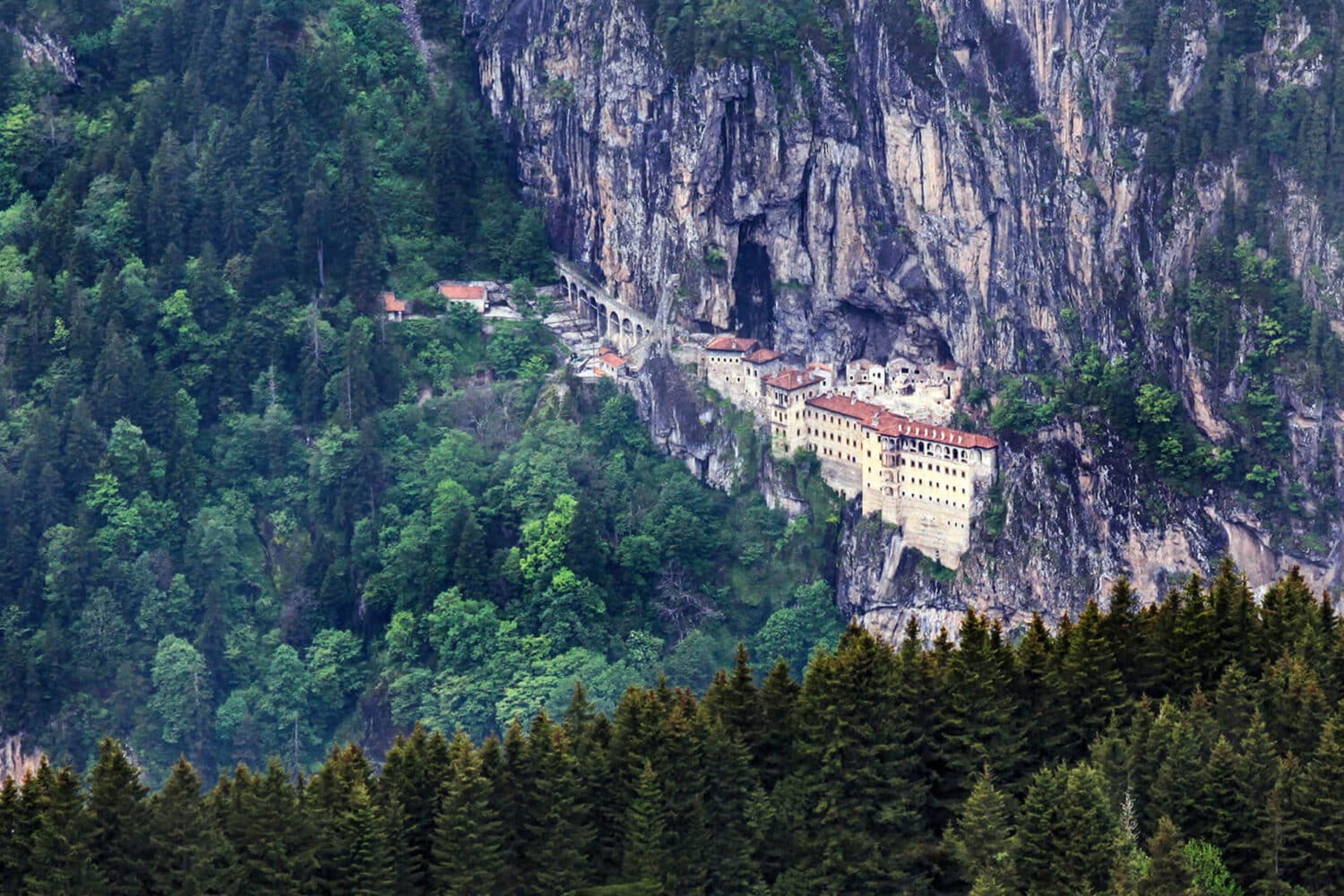 Tour Photos Sumela Monastery Aerial