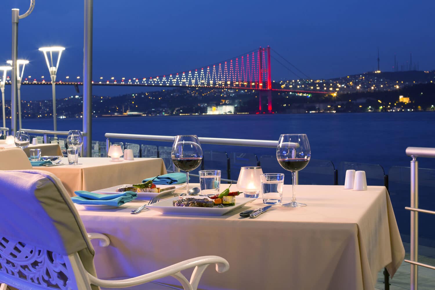 Istanbul Honeymoon Dinner Bosphorus