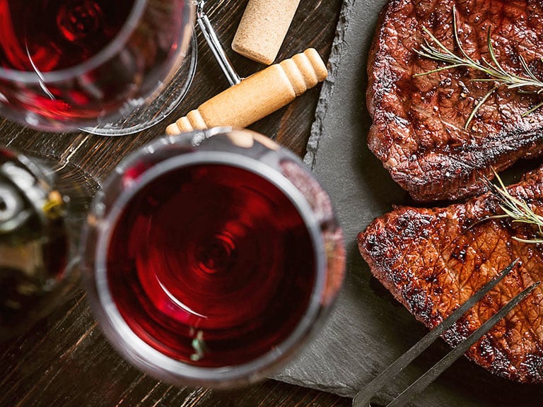 Turkish Wine Steaks Pairing