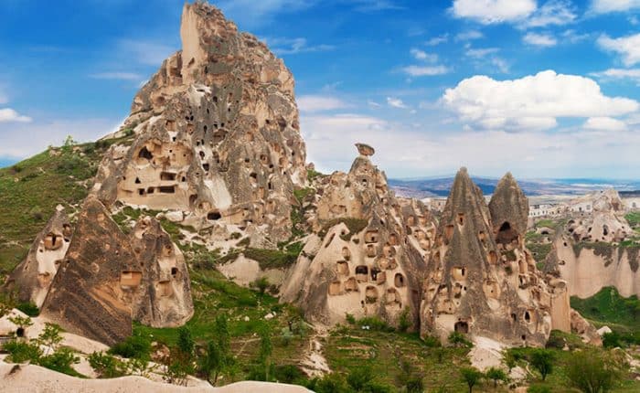 Cappadocia Landscapes Uchisar Castle