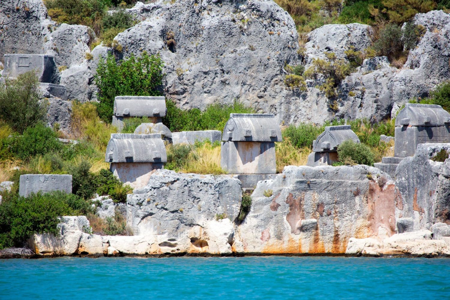 Tour Photos: Kekova Sunken city Lycian rock tombs
