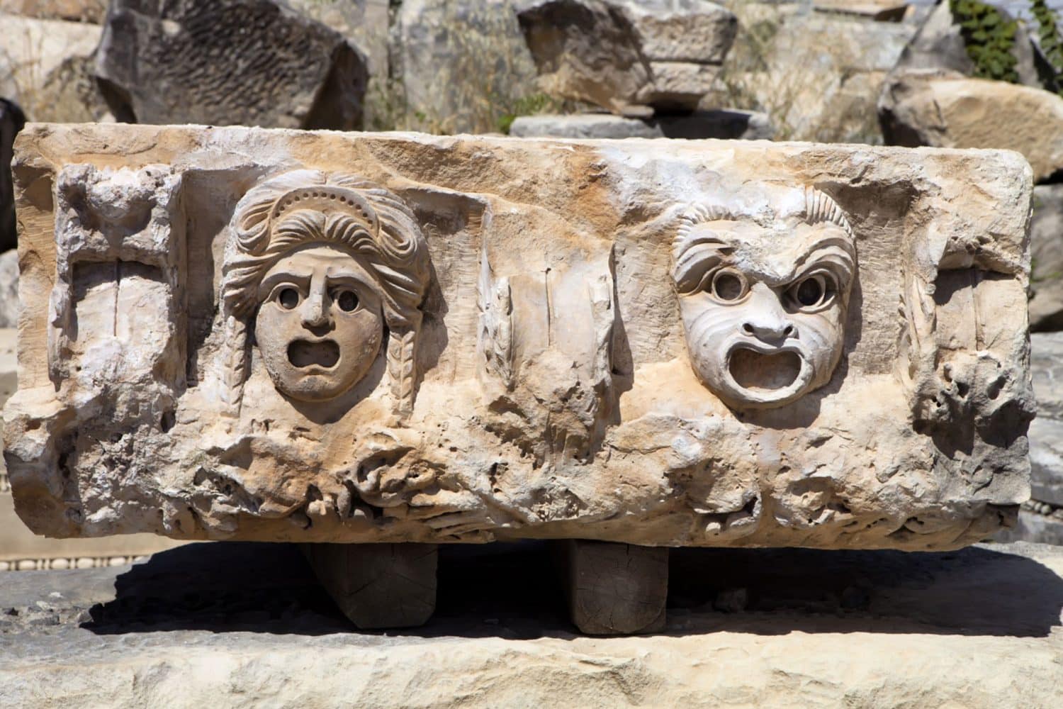 Tour Photos: Myra sculpted Greek mask