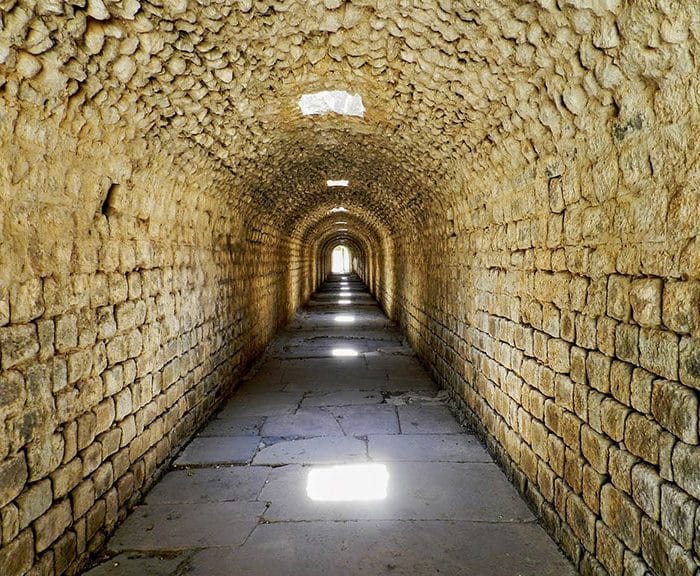 Pergamon Asclepeion tunnel sacred spring