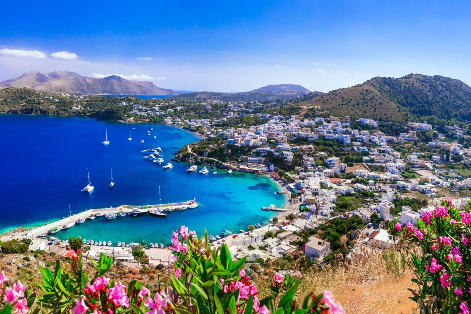 Scenic Leros Island Dodecanese Greece