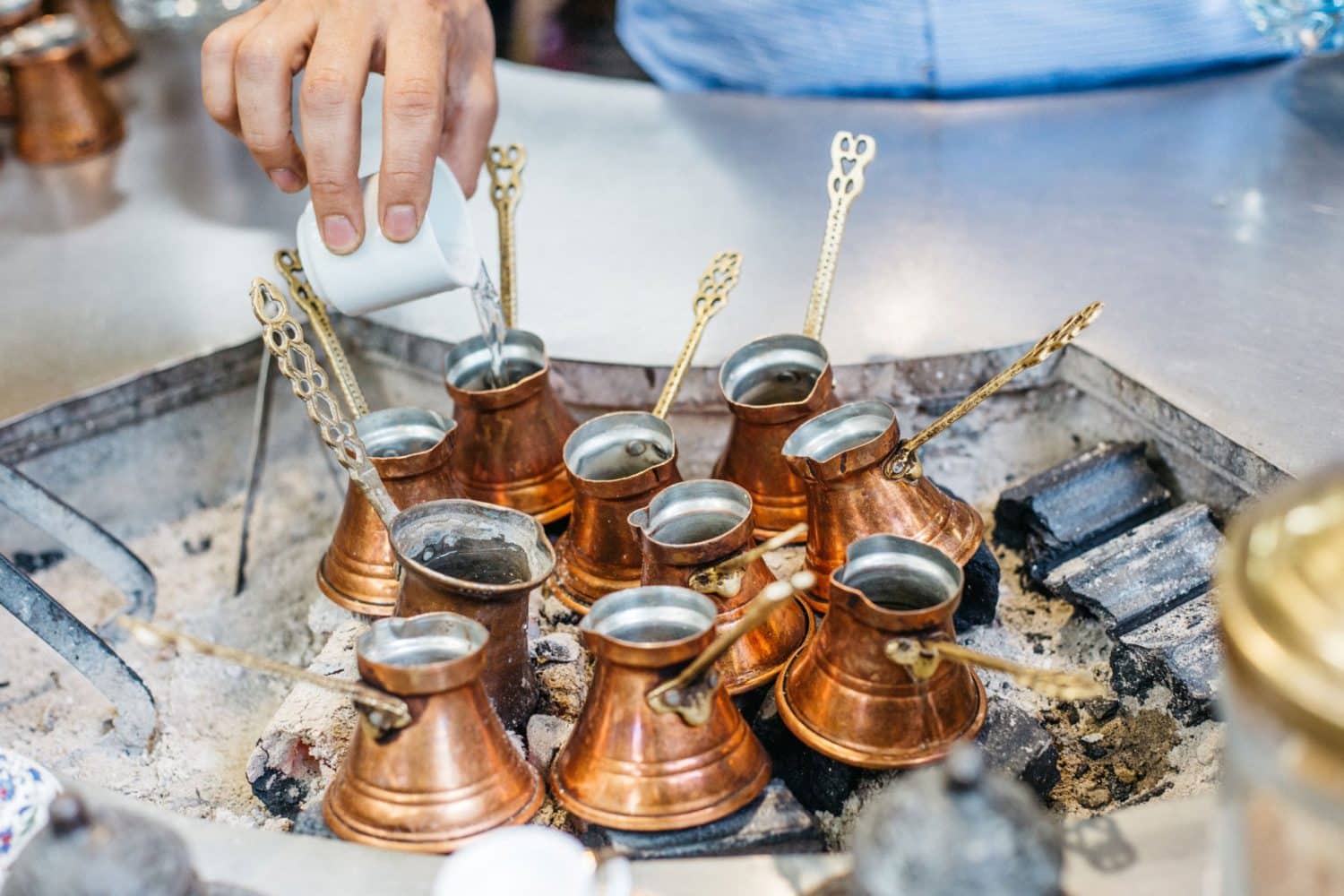 Tour Photos: Street vendor Turkish Coffee