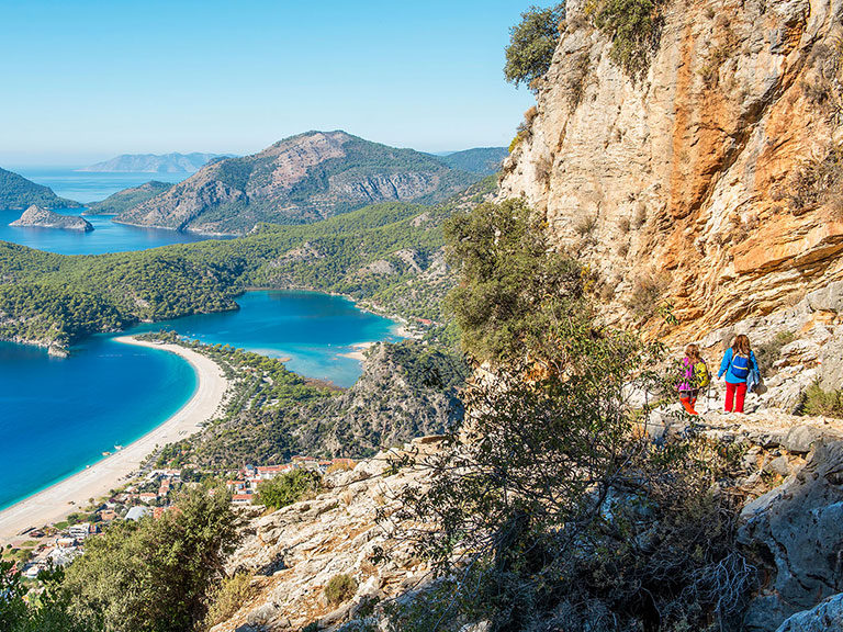 Hiking down to Oludeniz - Lycian Way